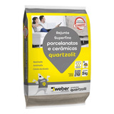 Rejunte Porcelanato Super Fino 5kg Corda Quartzolit