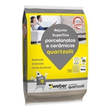 Rejunte Porcelanatos Cinza Platina Weber Quartzolit Saco 5kg