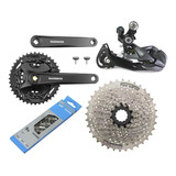 Relação Shimano Altus M2000 27v Pedivela Cassete Corrente