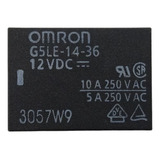 Relê 12v, 10a, 5 Pinos, G5le-14-36-12vdc - Kit C/ 09 Pçs