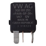 Relê Auxiliar 4 Pino 12v Original Volkswagen 3q0951253