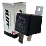 Rele Auxiliar Universal 12v 70a 4 Terminais Suporte Dni0122