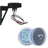Relé Fotocélula Qualitronix QR54 Com Retardo E Base 3 Pinos QB1 - Bivolt Automático 127V-220V - Para Iluminação Externa - Fotocélula Com Sensibilidade Ajustável - Resistente UV