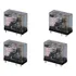Rele Miniatura 10a 220vac -1 Rev Jxc1ra4 - Metaltex - Kit 04