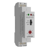 Relé Temporizador Timer Minuteria Multifunção 110v 220v Bivolt Din35 Exatron Letm4000