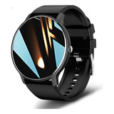 Relógio 45 Mm Preto Esportivo Inteligente Tela Redonda Ip67