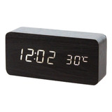 Relógio Alarme Despertador Mesa Digital Led Temperatura Data