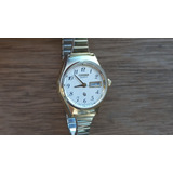 Relogio Antigo Citizen Joia Feminino Datedate Plaq Ouroano80
