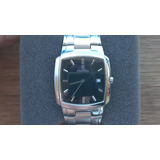 Relogio Antigo Festina Unissex Data Aço Slim Anos80 Perfeito