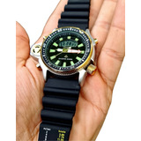 Relógio Aqualand Ouro Masculino Cinza Aço Inox 20m Água