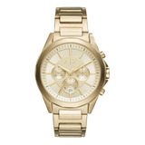 Relógio Armani Exchange Masculino Dourado Ax2602b1