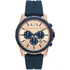 Relógio Armani Exchange Masculino Rosê Azul Ax1730b1 R1dx