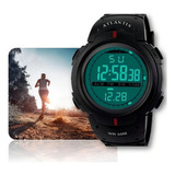 Relógio Atlantis Digital Esportivo Corrida Running 7330
