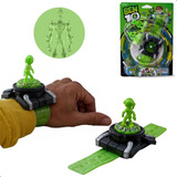 Relógio Ben 10 Omnitrix C Som Luz E 2 Bonecos Alienígenas