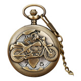 Relógio Bolso Motociclismo Motoclube Corrente Vintage