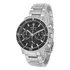 Relógio Bulova Marine Star 96b272 Masculino Aço Prata Cor Do Bisel Preto Cor Do Fundo Preto
