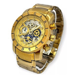 Relogio Bvgari Skeleton Dourado