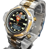 Relógio C500 Americano Aqualand Titanium Série Prata ouro