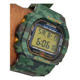 Relogio Camuflado Verde Militar
