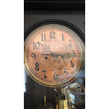 Relógio Carrilhão Antigo Alemão Cor Preta