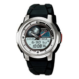 Relógio Casio Aqf 102w 7b Termômetro Memory H mundial Wr 100