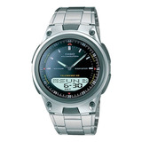 Relógio Casio Core Watch Aw 80d 1avcf Em Aço Inoxidável Cor Original Da Pulseira Preta