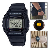 Relógio Casio Digital Original Masculino W 218h Prova D agua