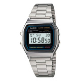 Relógio Casio Digital Unissex Prata A158wa 1df Original