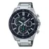 Relógio Casio Edifice Masculino Efr-573db-1avudf Cor Da Correia Prateado Cor Do Bisel Preto Cor Do Fundo Preto
