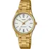 Relogio Casio Feminino Ltp-v005g 7bu Dourado Analogico Ofert Fundo Branco