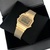 Relógio Casio Feminino Vintage Slim Dourado A700wmg-9adf 