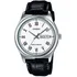 Relógio Casio Masculino Classico Couro ( Numeros Romanos) Correia Preto Mtp-v006l-7budf
