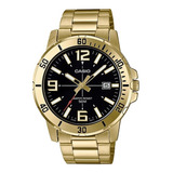 Relógio Casio Masculino Collection Dourado Mtp
