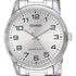 Relógio Casio Masculino Collection Prata Mtp-v001d-7budf Cor Da Correia Prateado