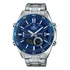 Relogio Casio Masculino Edifice Anadigi Prateado/azul 