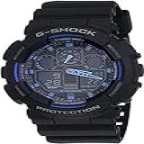 Relógio Casio Masculino G Shock GA 100 1A2DR Cor Da Correia Preto
