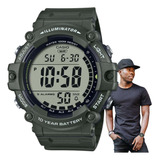 Relógio Casio Masculino Illuminator Verde Ae