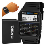 Relógio Casio Preto Digital Calculadora Original