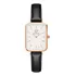 Relógio Casual Quadrado Feminino Minimalista Analógico New Port Rosé