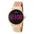 Relogio Champion Feminino Digital Rose Led Original Cor Do Fundo Preto