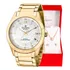 Relógio Champion Feminino Dourado Cn29409d + Colar E Brincos Cor Da Correia Dourado Cor Do Bisel Dourado Cor Do Fundo Branco