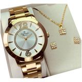 Relógio Champion Feminino Dourado