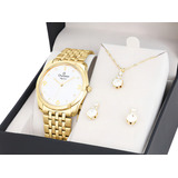 Relogio Champion Feminino Dourado
