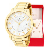 Relogio Champion Feminino Dourado