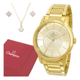 Relogio Champion Feminino Dourado