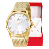 Relogio Champion Feminino Dourado