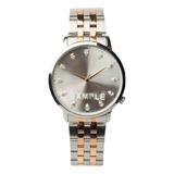Relógio Chilli Beans Feminino Metal Prata Rosé Brinde