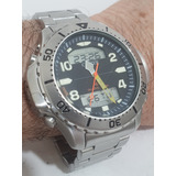 Relogio Citizen Aqualand Aquamont C9oo Todo Original Antigoo