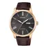 Relógio Citizen Automático Masculino Nh8353-00h / Tz20804p Cor Da Correia Marrom Cor Do Bisel Rosê Cor Do Fundo Grafite Texturizado