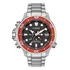 Relógio Citizen Masculino Aqualand Promaster Tz31141v Bn2039 Cor Da Correia Prateado Cor Do Bisel Laranja Cor Do Fundo Preto